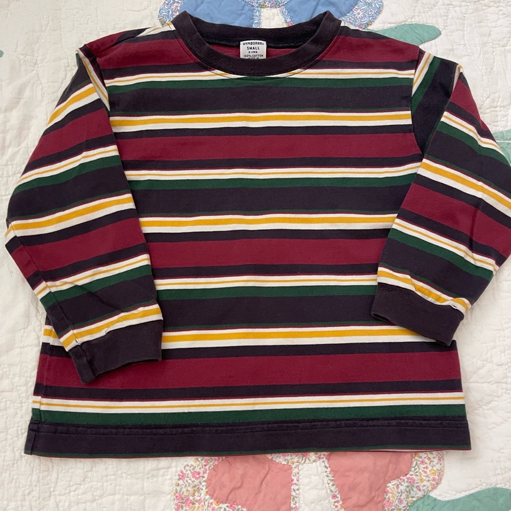 Vintage Gymboree boys toddler striped shirt